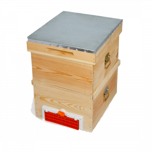 IPKO-002 Ahşap Kovan 2 Katlı Tabanlı